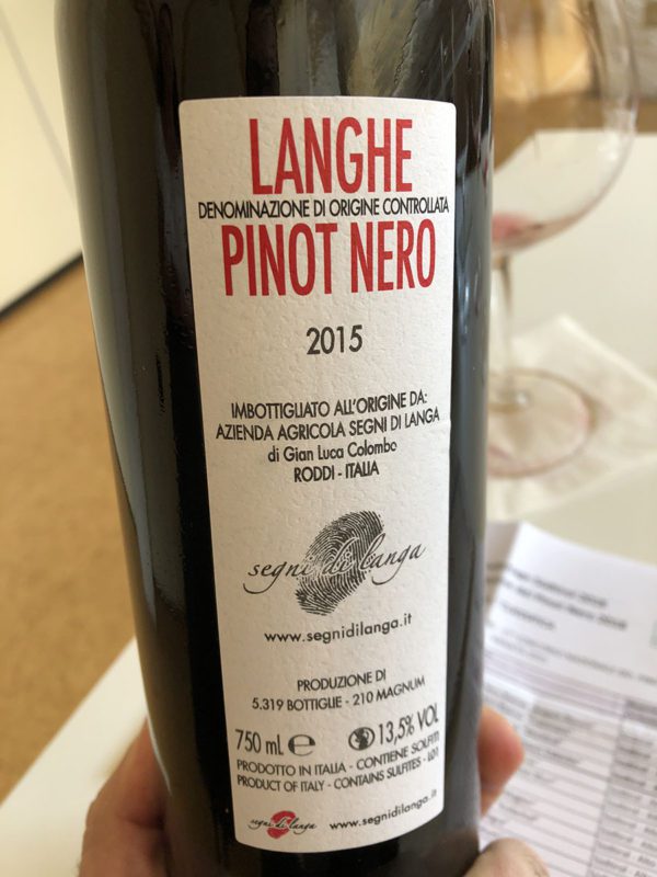 Giornate del Pinot Nero 2018 - Segni di Langa